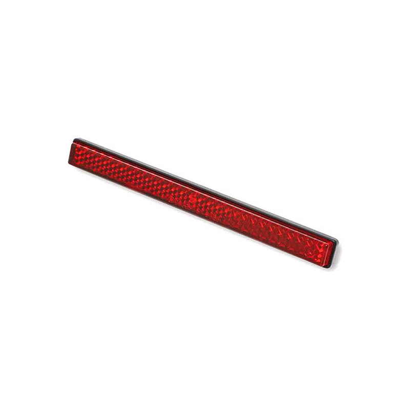 Rear reflector 125x15mm M5 red