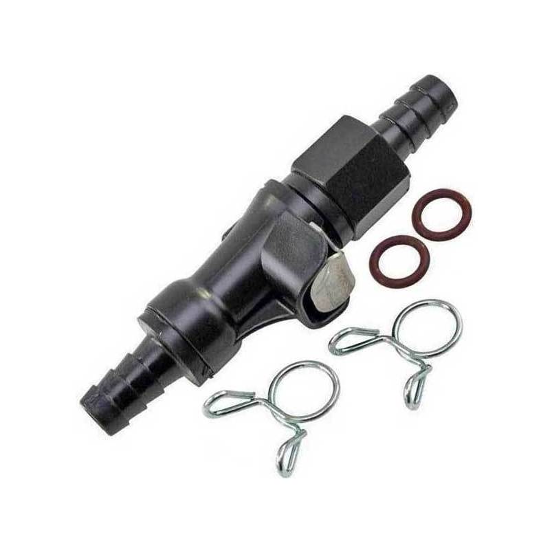 JMP Fuel hose joint 6mm quick disconnect double valve
