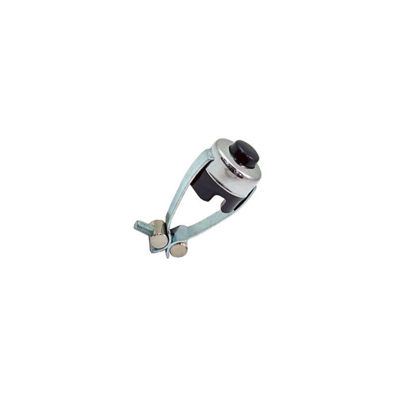 Button with clamp 22mm black