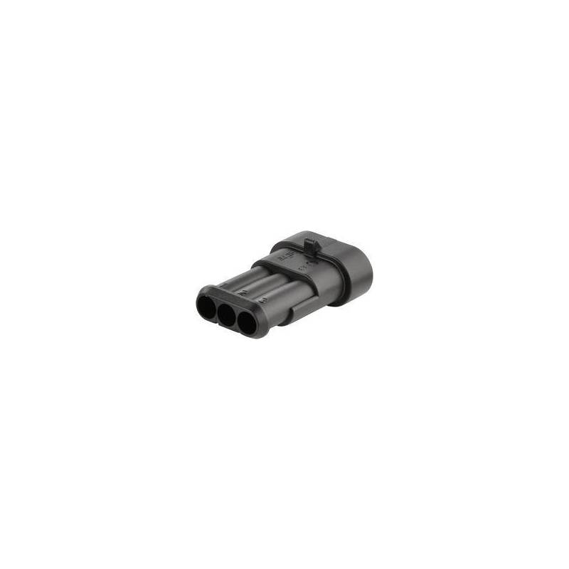 Electrical cable connector housing 3 pins SuperSeal female