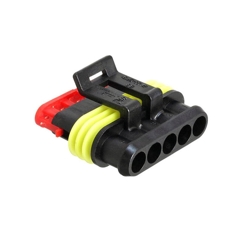 Electrical cable connector housing 5 pins SuperSeal male