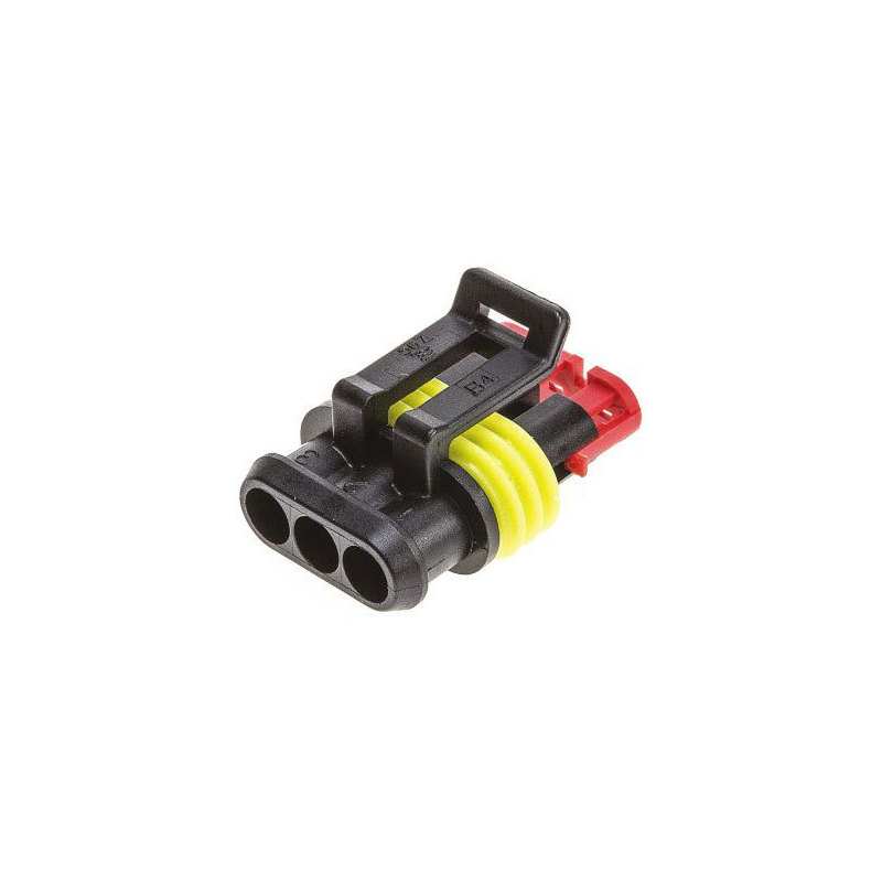 Electrical cable connector housing 3 pins SuperSeal male