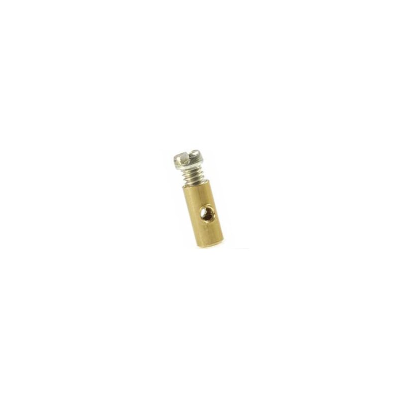 Domino-Tommaselli Cable locking nipple to screw throttle 5.5x10mm brass