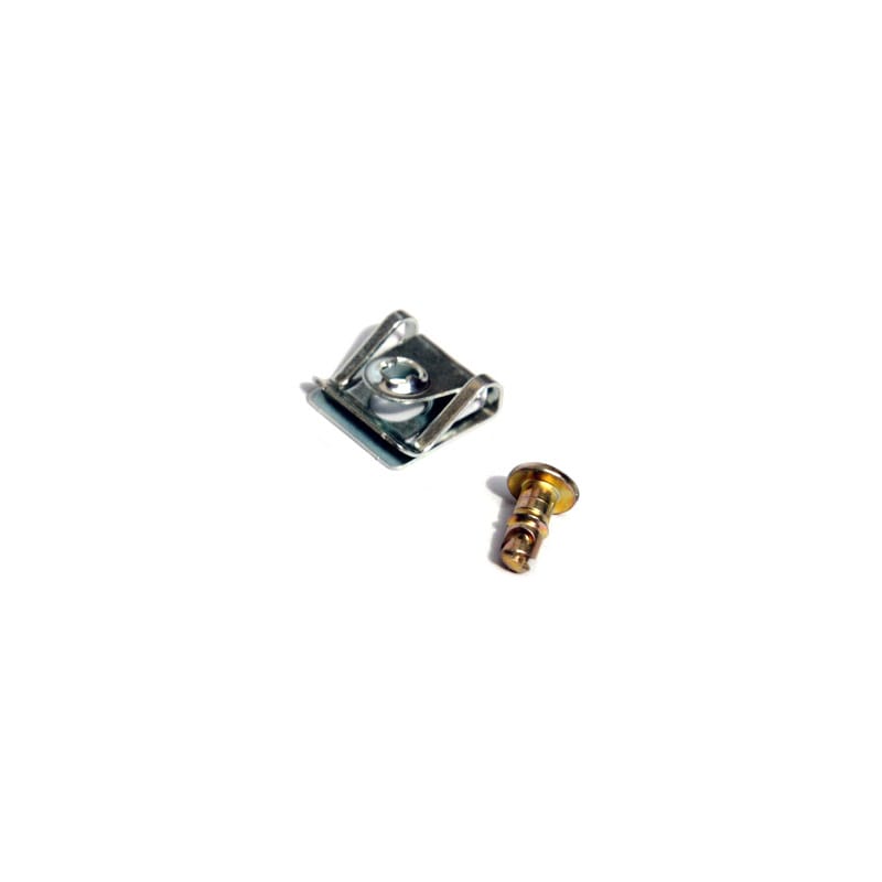 Quick release fairing fastener elastic