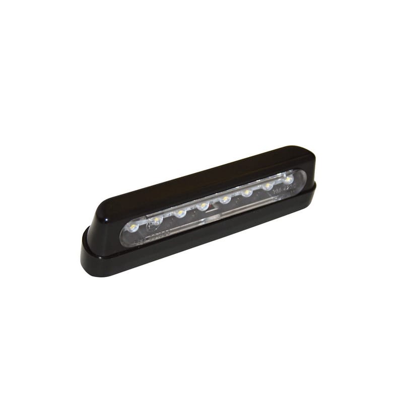 Led license plate light Stripe black