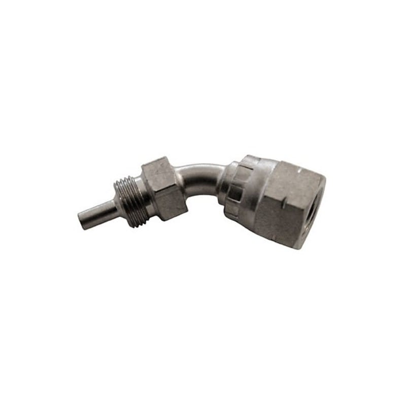 Brake hose connection Allegri 45° 3/8''x24 revolving