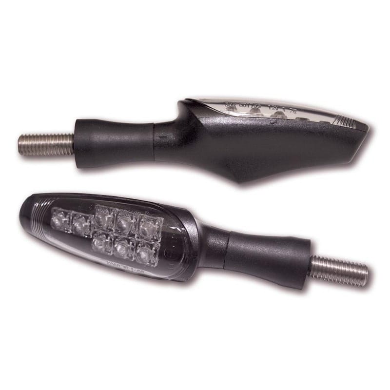 Led winkers Koso Z-1 pair black matt smoked