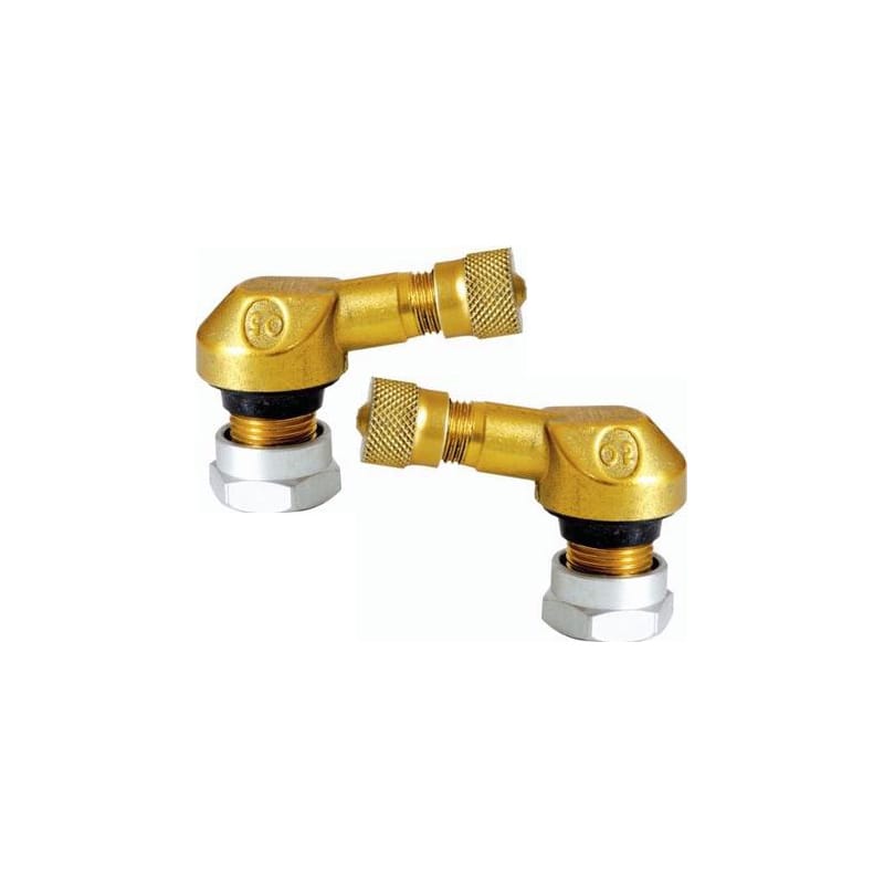 vastago de valvula de neumatico 113mm 90 ariete dorado par