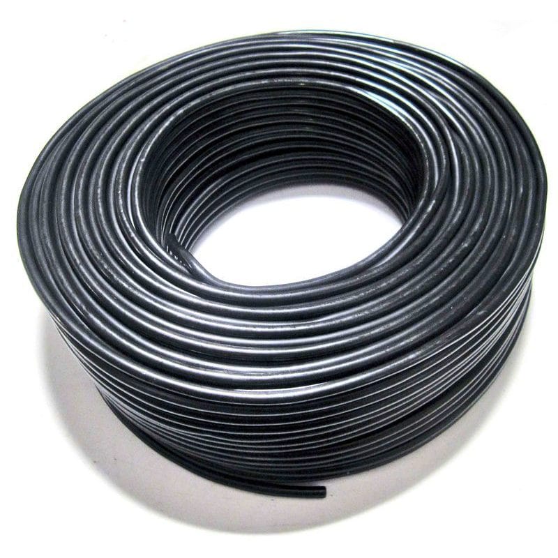 Ignition lead cable 5mm PVC black
