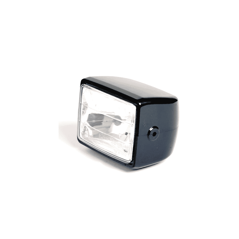 Halogen headlight Cube black