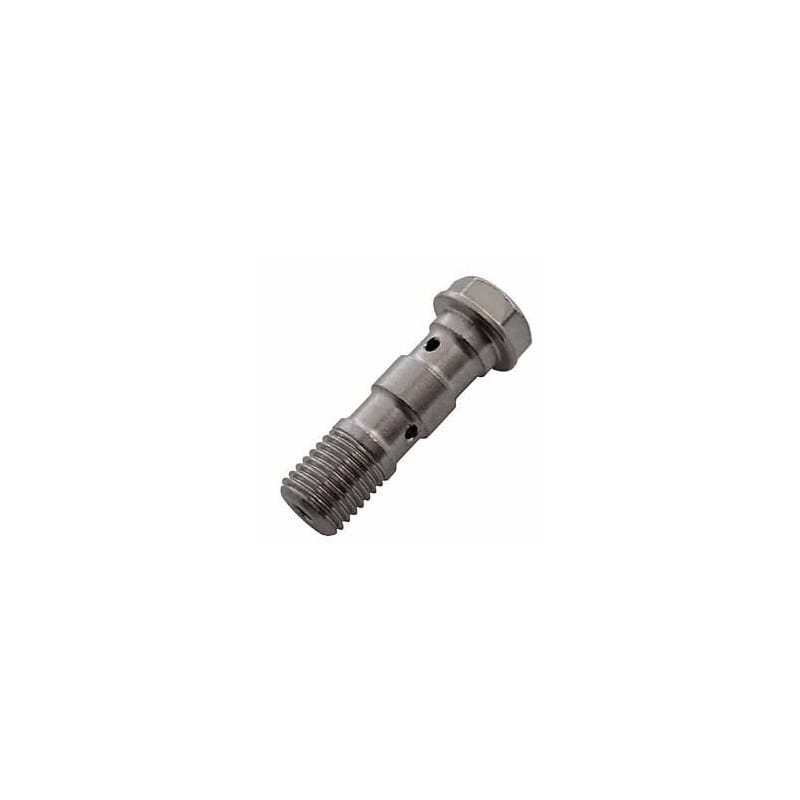 Allegri Hohlschraube M10x1.25 doppelt flachkopf stahl grau