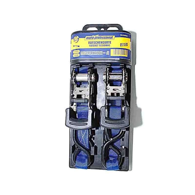 Motorcycle tie downs 800kg ratchet pair