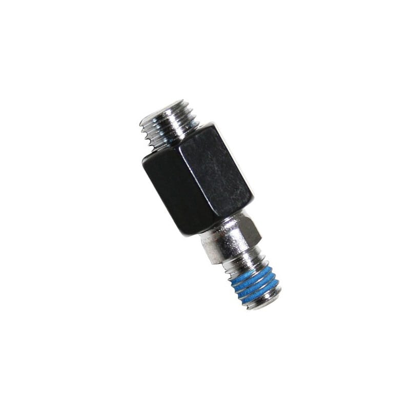 NoBrand Rearview mirror adapter right bolt-bolt M8x1.25-M10x1.25 black