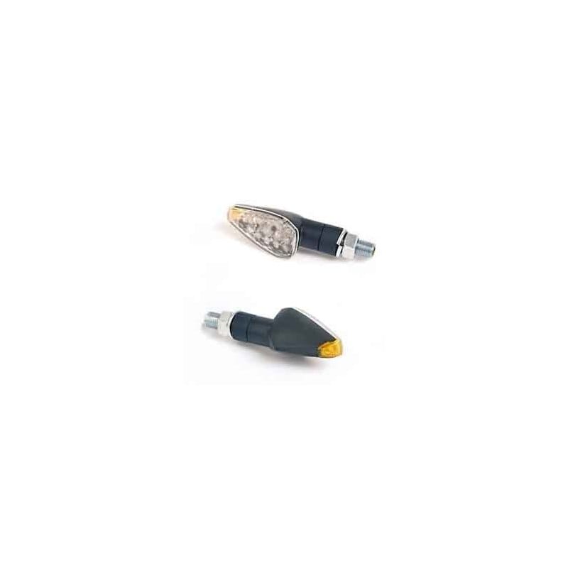 Shin Yo Led winkers Peak short black matt pair