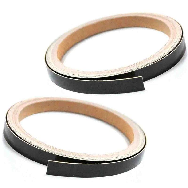 Wheel sticker black 7mm 6mt