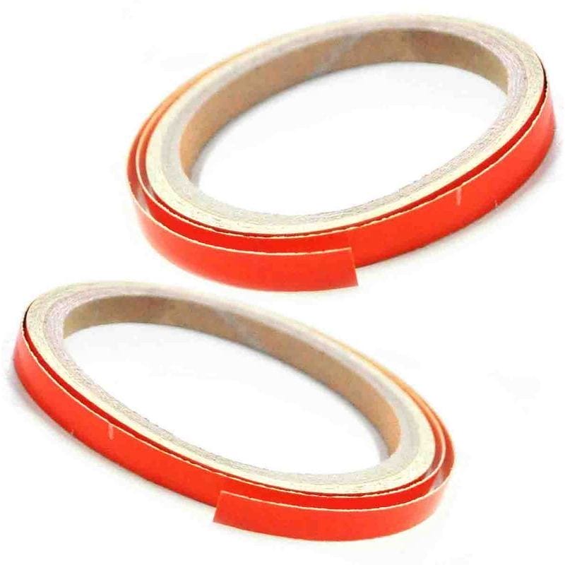 Wheel sticker orange 7mm 6mt pair