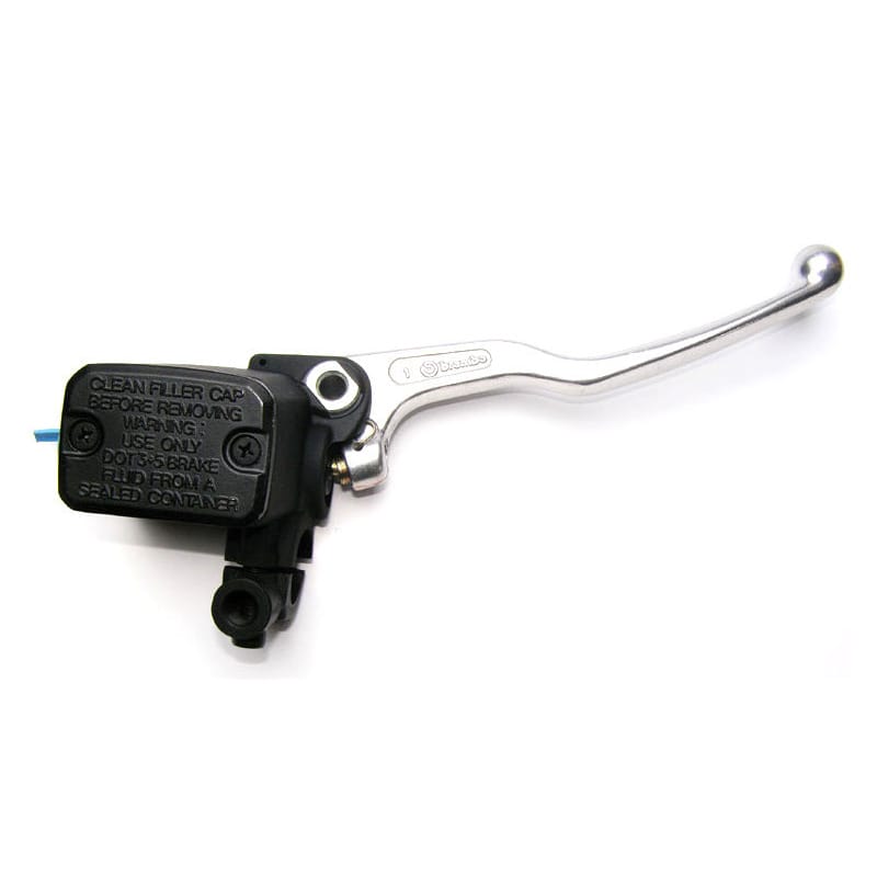 cilindro maestro de freno delantero 22mm brembo ps16 negro palanca gris