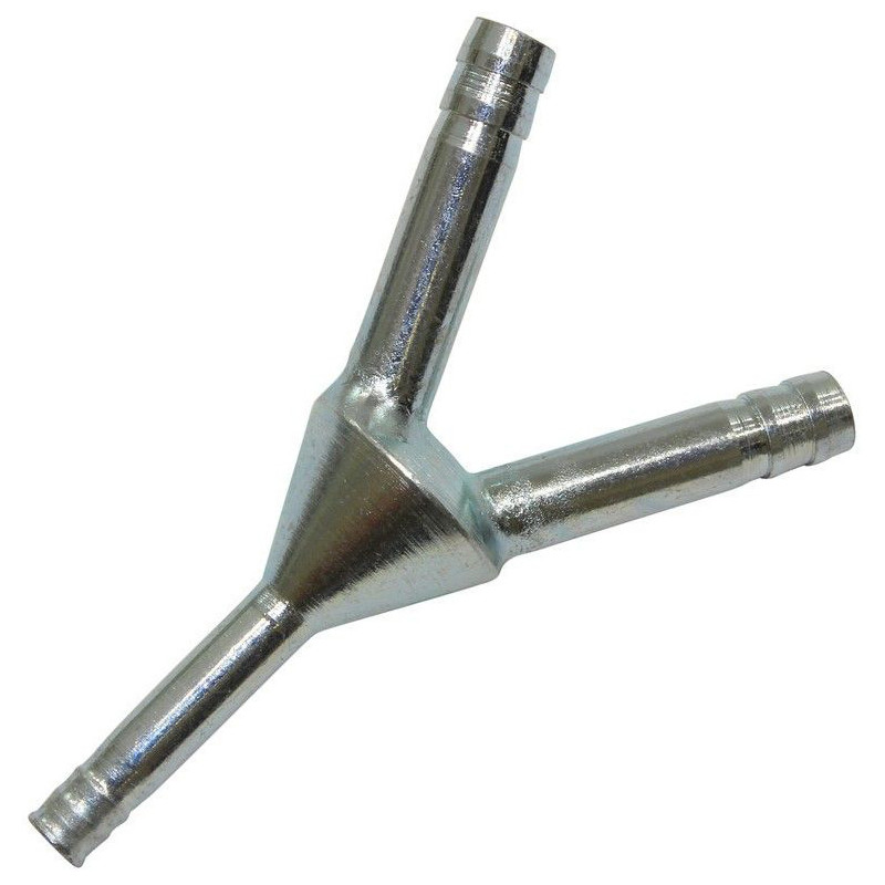 Fuel hose joint Y 8-6-8mm steel