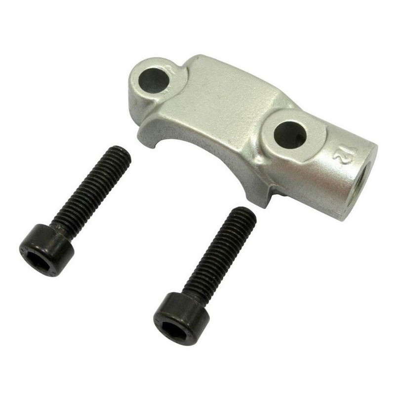 Master cylinder clamp 22mm Brembo semiradial grey M10x1.25 thread left