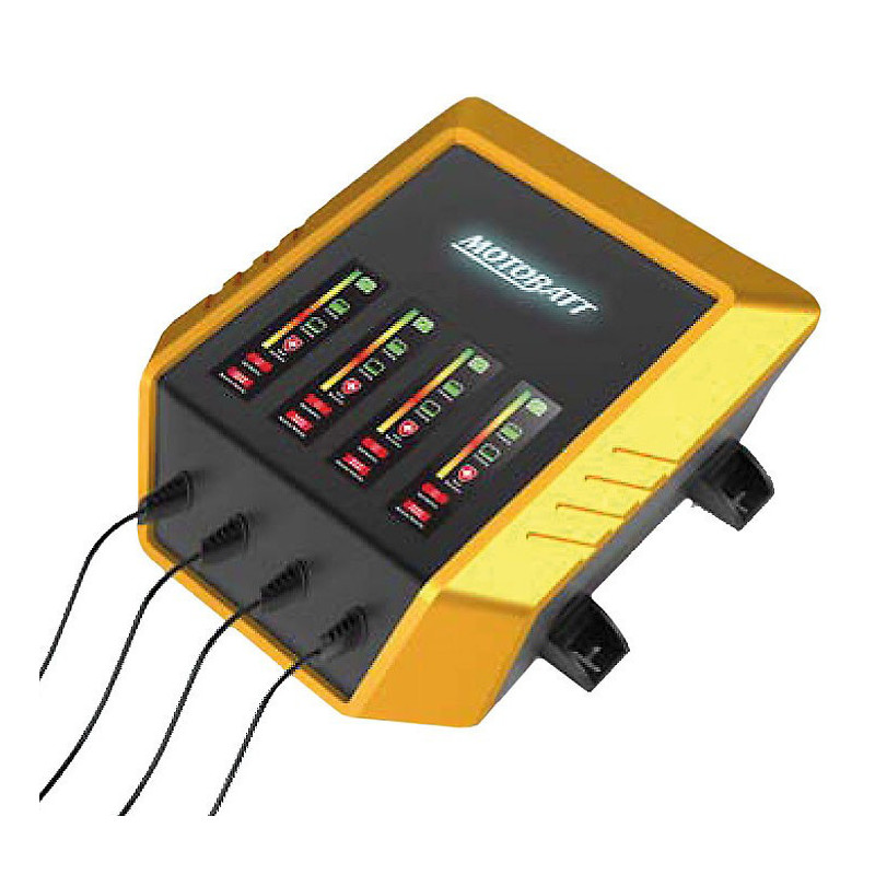 Battery charger Motobatt 4x12V-2Ah