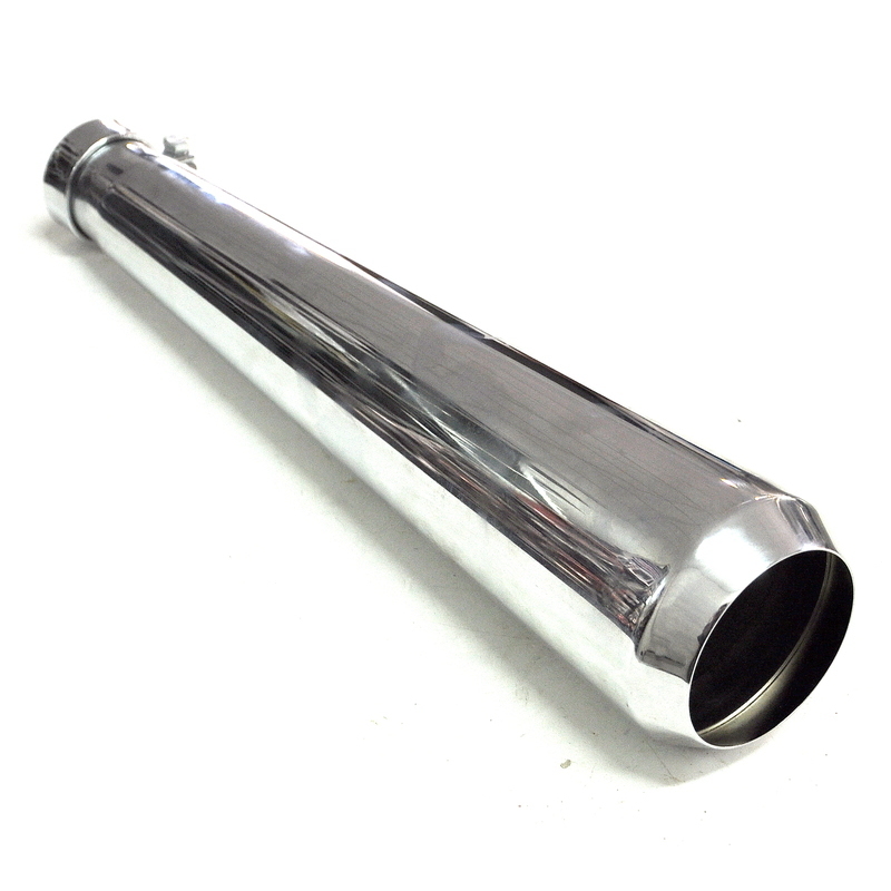 Auspuff Schalldämpfer Manx chrom