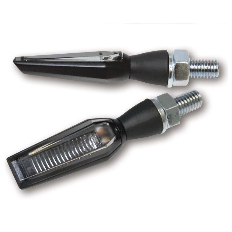 Led winkers Highsider Blade black matt smoked pair