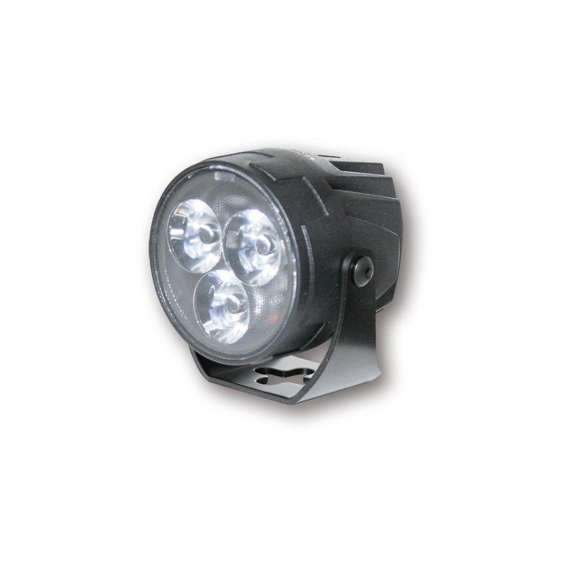 Full led headlight Highsider Satellite high beam black matt