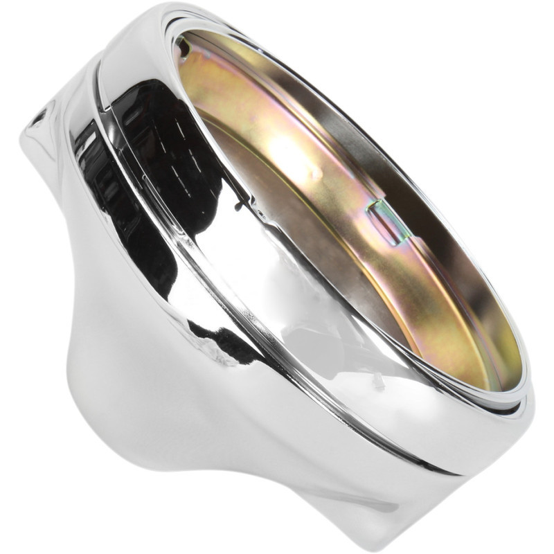 Halogen headlight shell 7'' Lucas chrome