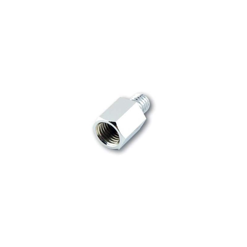 Rearview mirror adapter left M8-hole right M8 chrome
