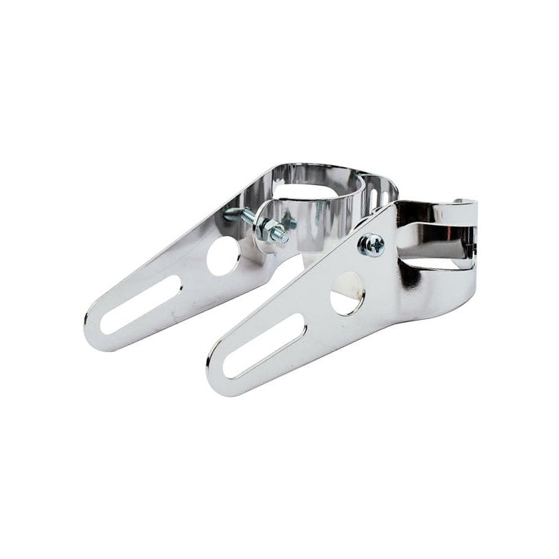 Headlight bracket side mounting Frisco chrome pair