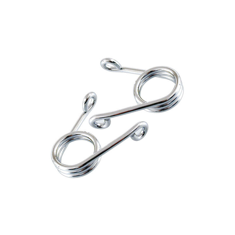 MCS Seat spring scissor 6mm chrome pair