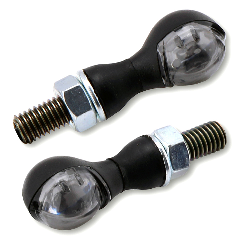 Led winkers PB1 black matt smoked pair
