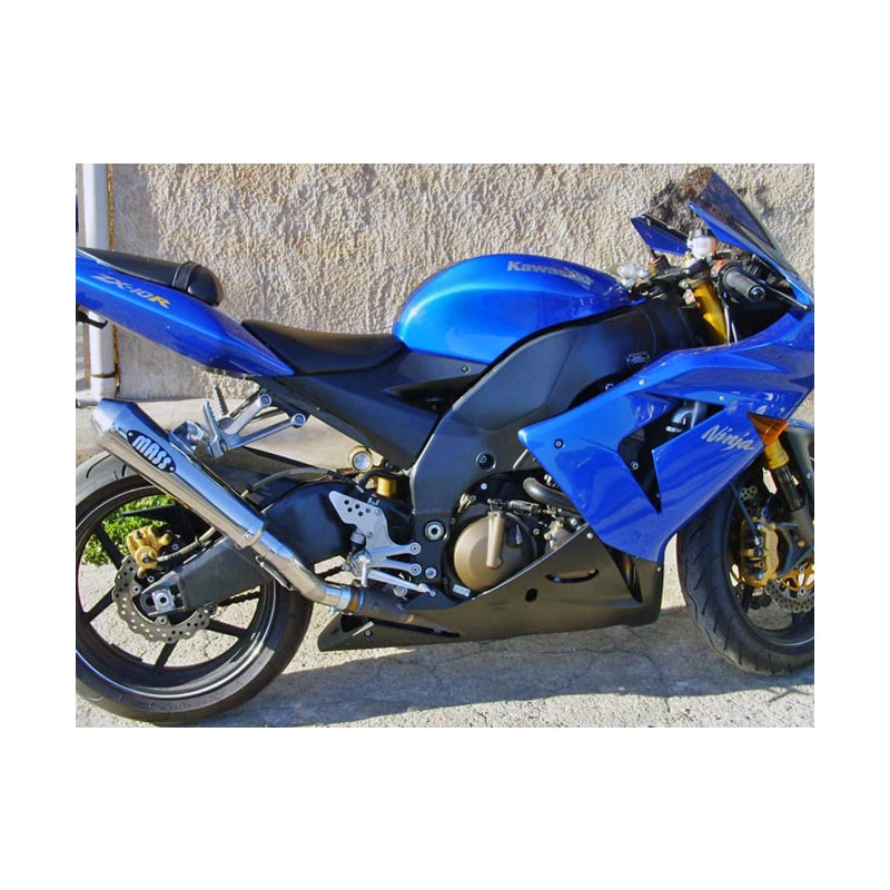 silenciador de escape kawasaki zx-10r e2 04-05 mass cafe racer
