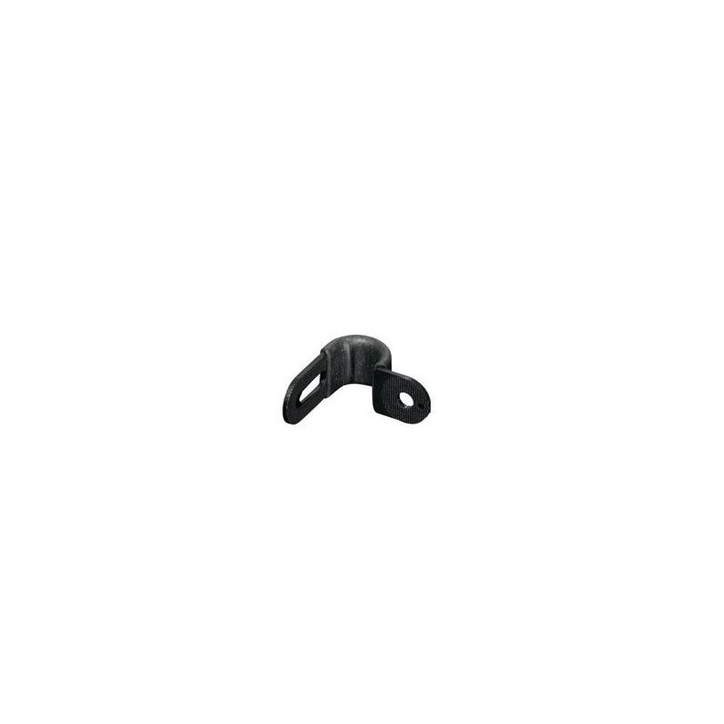 P-clip 10mm plastic black