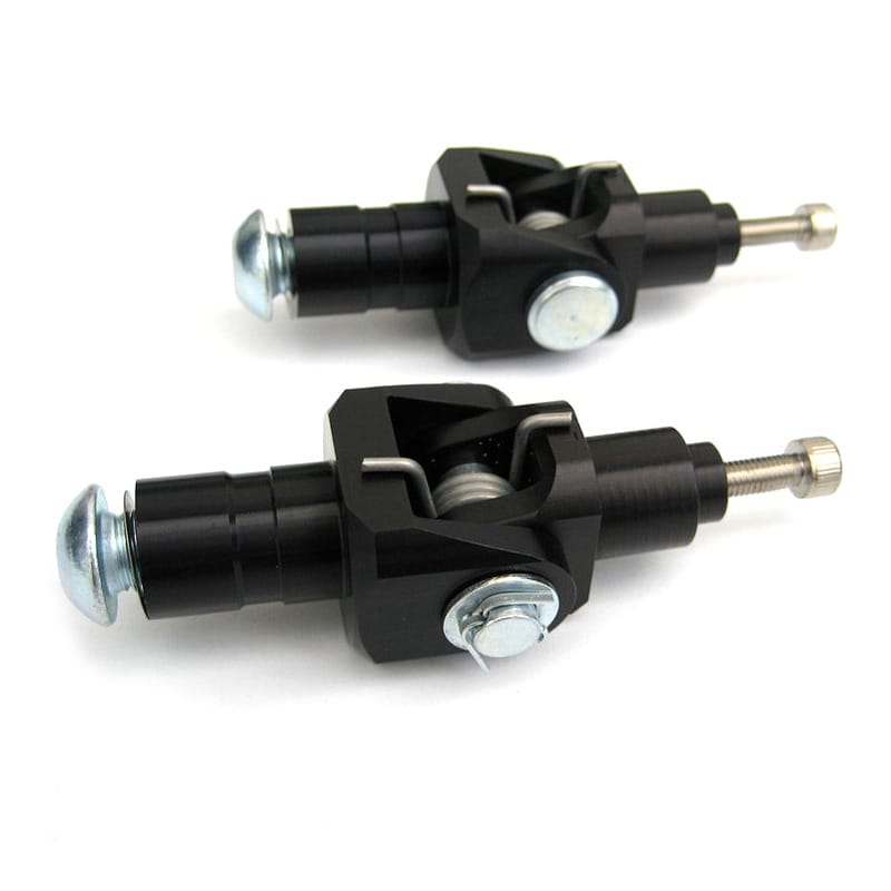 Footpeg joints passenger LSL M10 fixed pair black