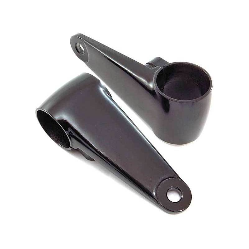 Headlight bracket side mounting British black pair