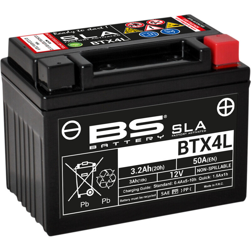 Battery BS Battery BTX4L SLA 12V-4Ah