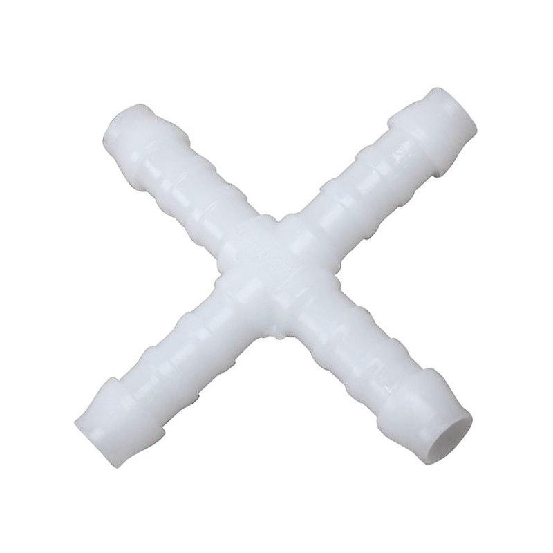 Fuel hose joint X 6mm plastic