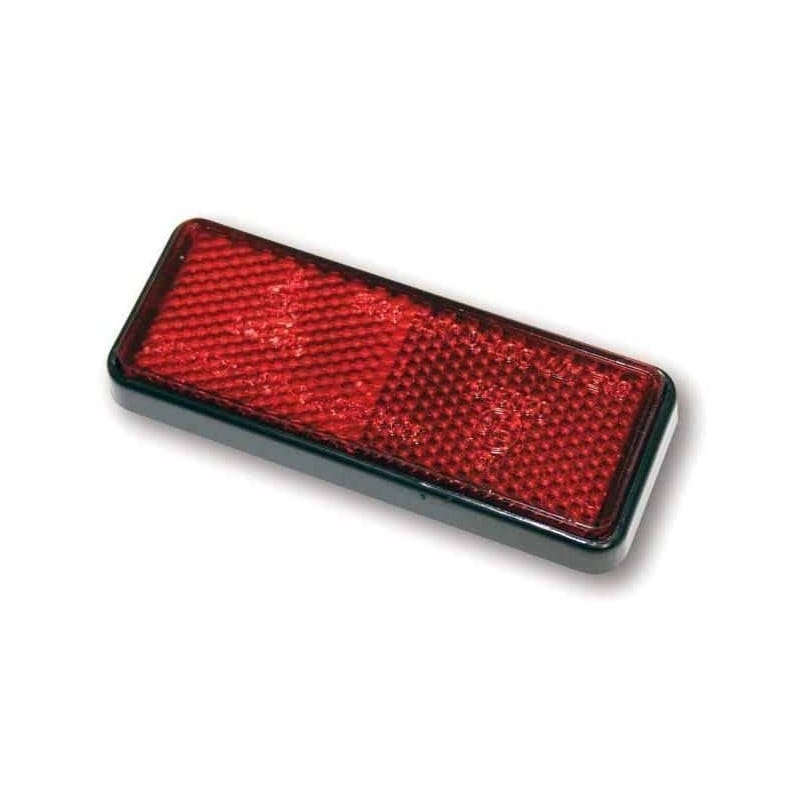 Shin Yo Rear reflector 91x36mm self-adhesive red