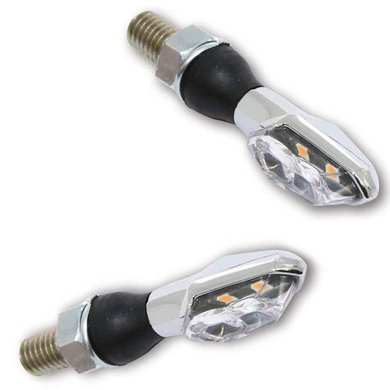Led winkers Highsider Sonic-X2 chrome pair