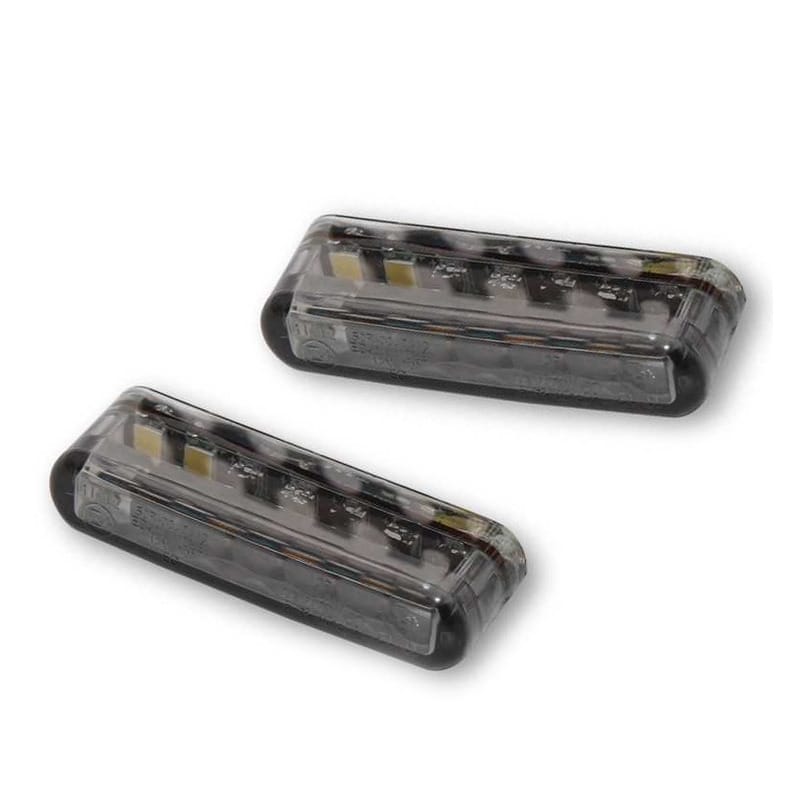 Led winkers Shorty position light combo smoked pair