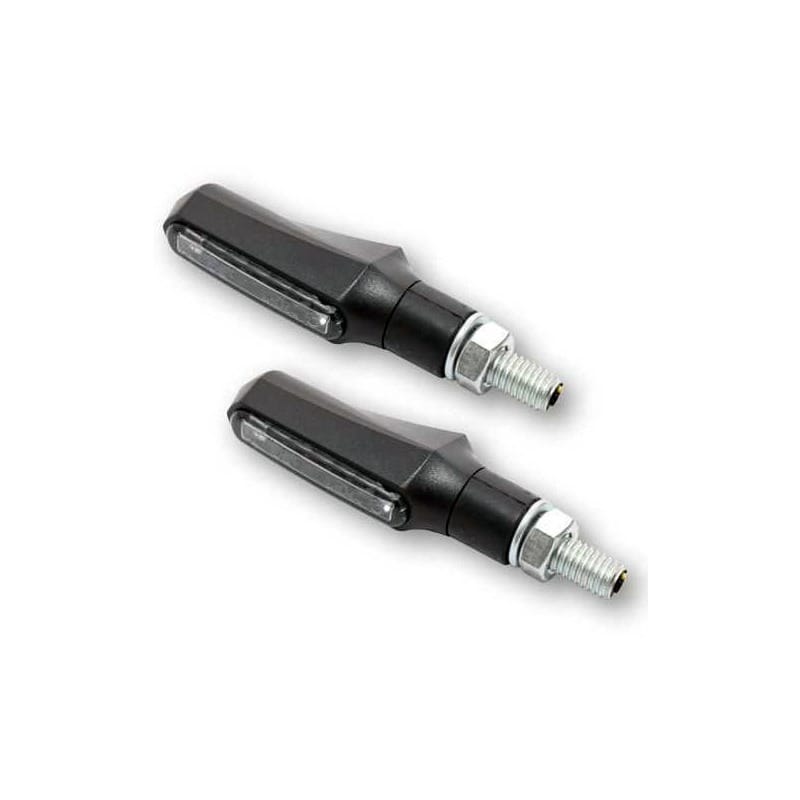 Led winkers Fin position light combo smoked pair