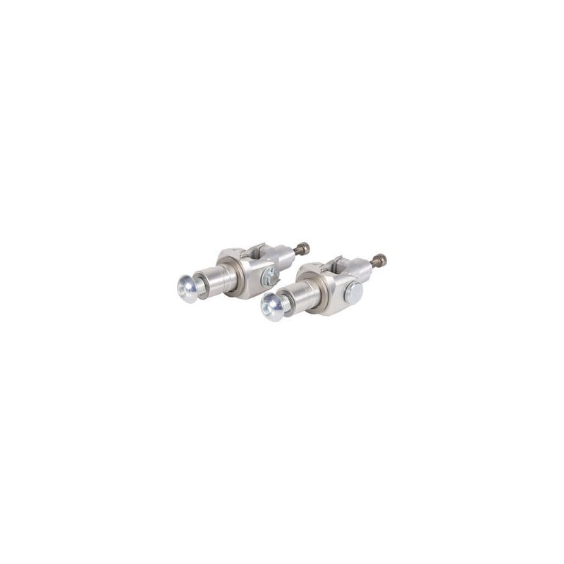 Footpeg joints passenger LSL M10 fixed pair grey