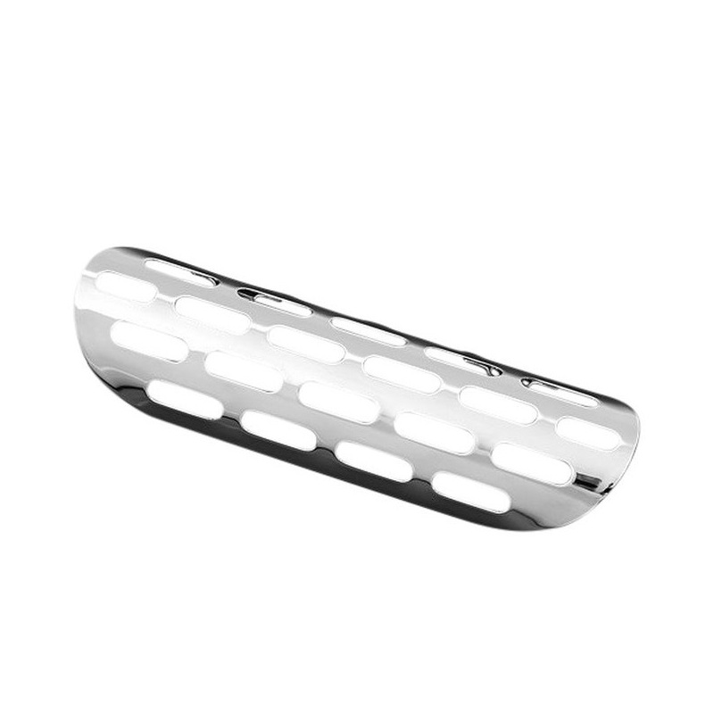 NoBrand Exhaust pipe heat shield 185x45mm chrome