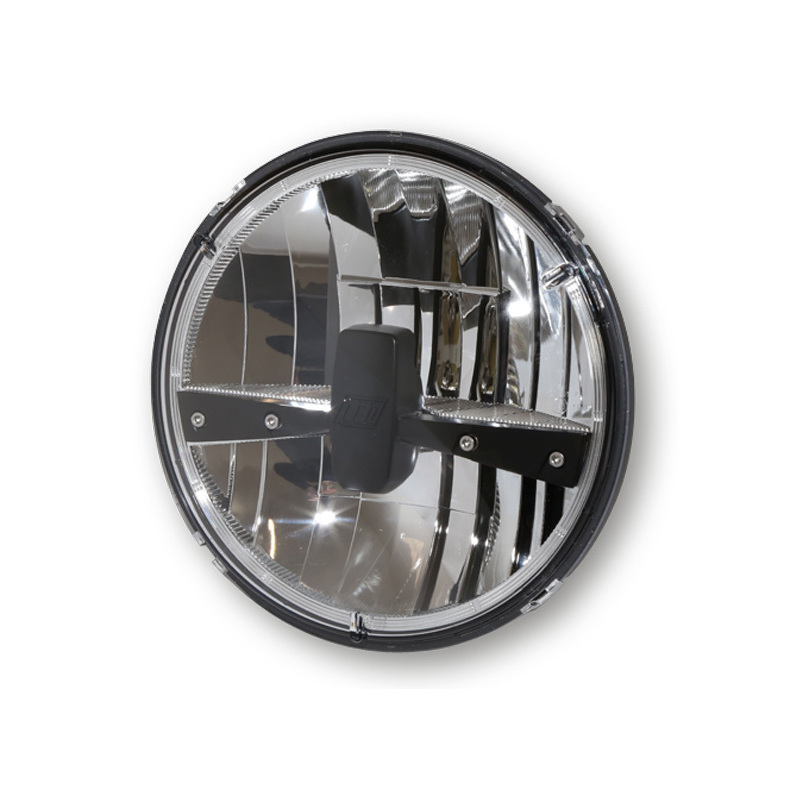 Headlight case led 7'' Highsider Reno Type3 chrome/black