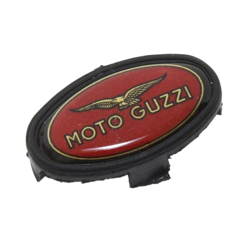 Ignition crankcase cover emblem Moto Guzzi Serie Grossa i.e. 8V left