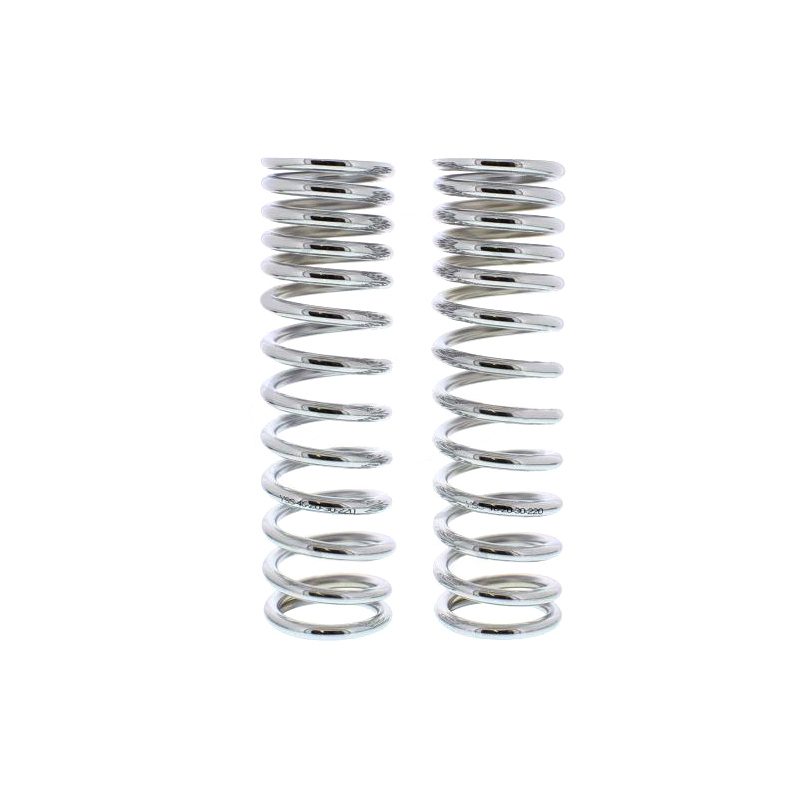 yss amortiguadores traseros muelles progresivos par 25-35nm 220mm cromo