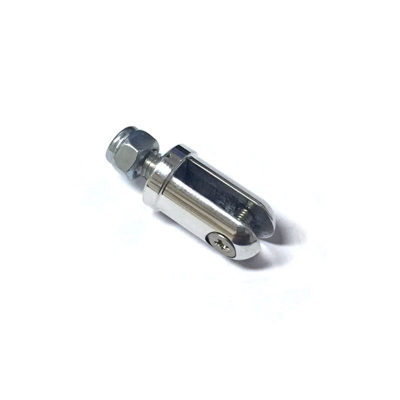 Front fender license plate fixing bolt