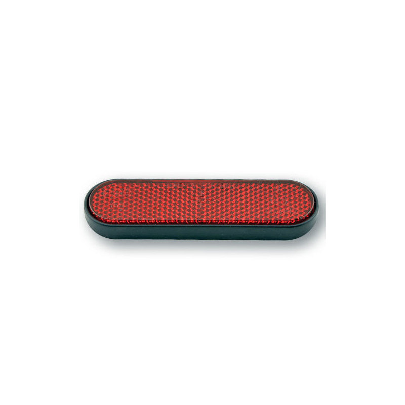 Shin Yo Rear reflector 100x28mm self-adhesive curved red