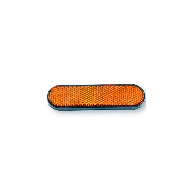 Rear reflector 100x28mm self-adhesive orange